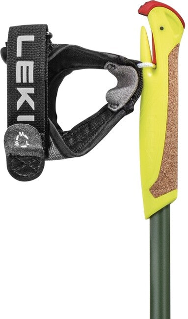 LEKI Walker XS Μπατόν Nordic Walking, πράσινο μεταλλικό-ελιά-λευκό, 80 - 110 cm