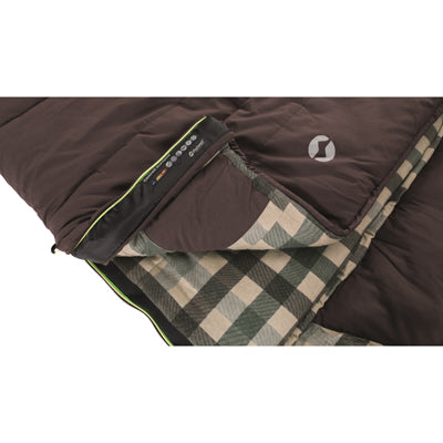 Outwell Camper Υπνόσακος Στάνταρ, φερμουάρ δεξιά