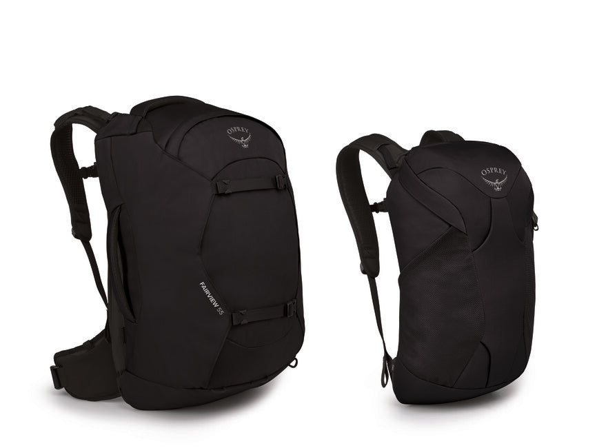 OSPREY Fairview 55 II σακίδιο πλάτης ταξιδίου, μαύρο
