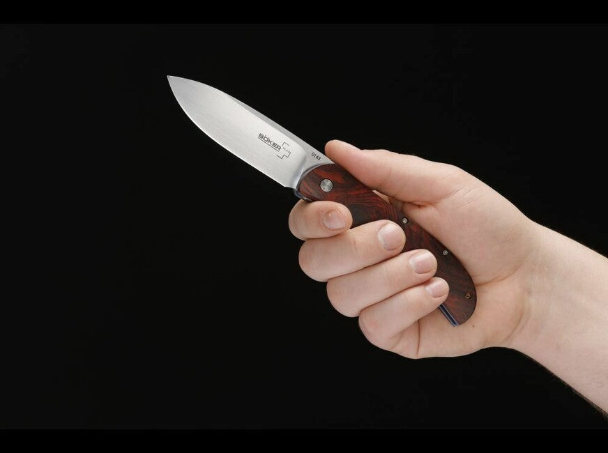 BÖKER® Exskelibur I Μαχαίρι Τσέπης 8,9 cm, ξύλο Cocobolo, τιτάνιο