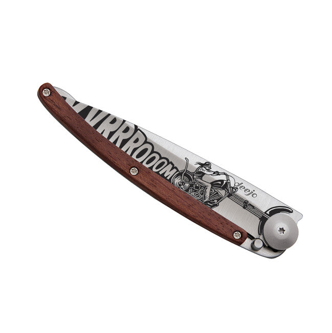 Deejo Tattoo Biker Vroom Αναδιπλούμενο Μαχαίρι, Coralwood