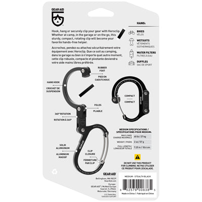 GearAid Καραμπίνα, μαύρο, M
