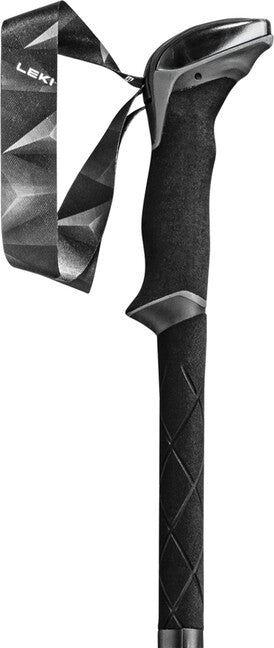 LEKI Makalu FX Carbon ραβδοι πεζοπορίας, μαύρο-πορτοκαλί-φυσικό ανθρακούχο, 110 - 130 cm