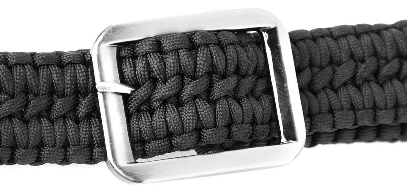 Origin Outdoors Ζώνη Paracord 120 cm, μαύρο