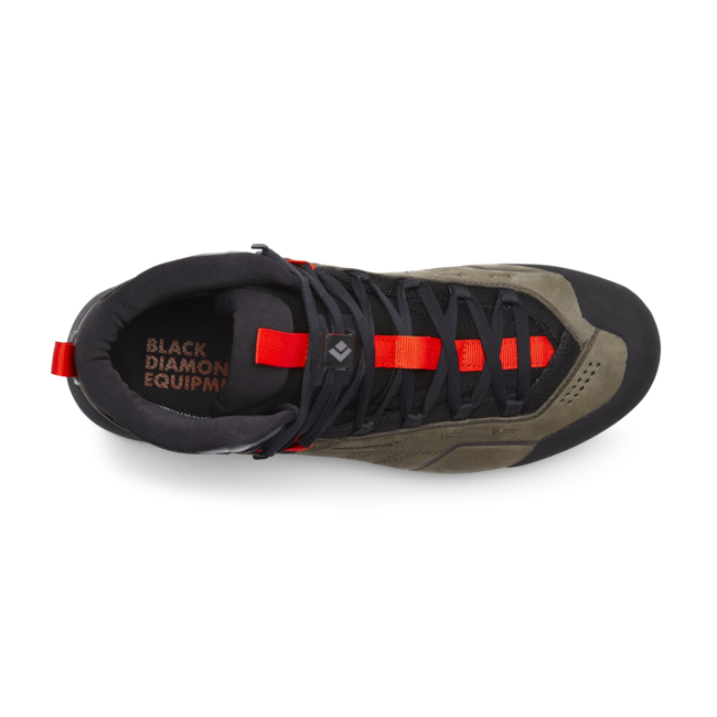 Black Diamond Mission Mid Waterproof Approach Αδιάβροχα Δερμάτινα Παπούτσια Ανδρικά, walnuts-octane