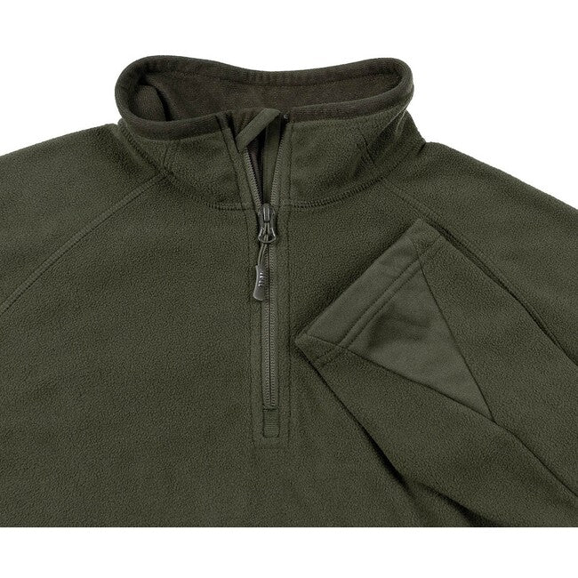 MFH Troyer Φούτερ Fleece με Μακριά Μανίκια, OD green