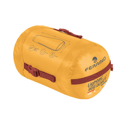 Ferrino Lightec down 800 Duvet κίτρινο υπνόσακος