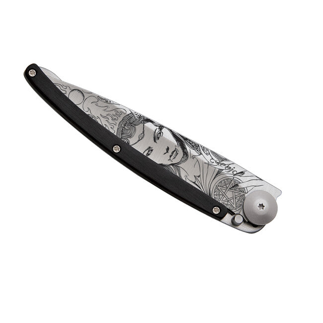 Deejo Fantasy Succubus Πτυσσόμενο Μαχαίρι Ebony Wood