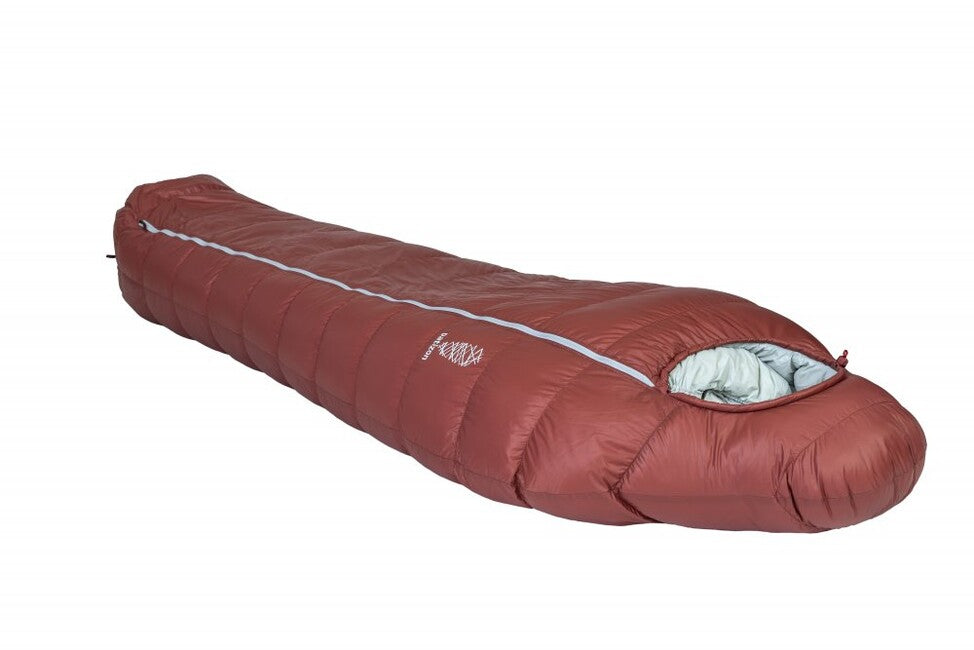 Patizon Dpro 290 Ultraελαφρύ Sleeping Bag, Σκούρο κόκκινο/ασημί, L, Αριστερό