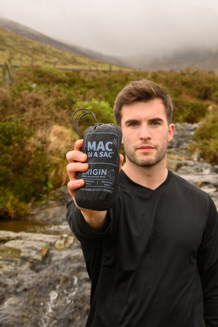 Mac in a Sac Origin 2 αδιάβροχο μπουφάν UNI, μαύρο