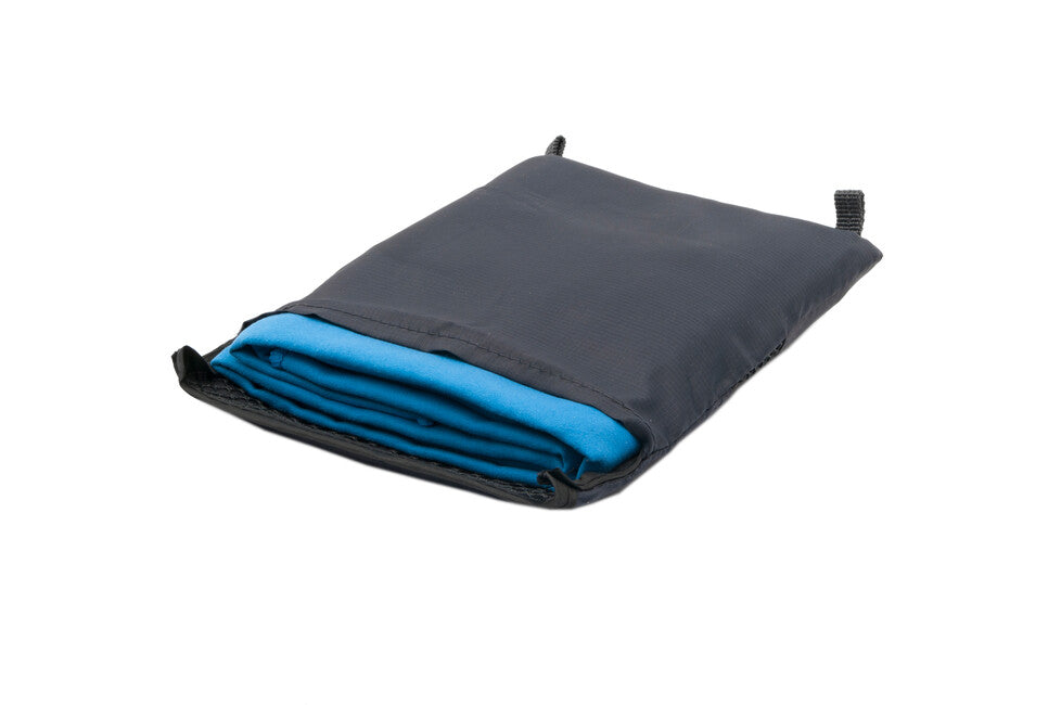 BasicNature Πετσέτα Velour 85 x 150 cm, μπλε