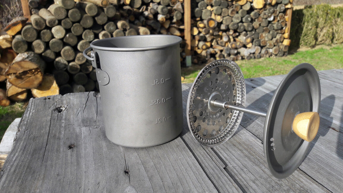 Origin Outdoors Titanium French Press 3 σε 1 750 ml