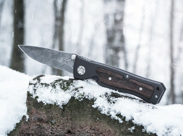Boker Leopard-Damast II Τσέπης Μαχαίρι 9,6 cm, Γκρι