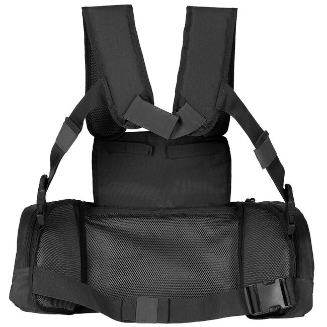 MFH Professional Chest Rig Mission αμάνικο γιλέκο τακτικό, μαύρο