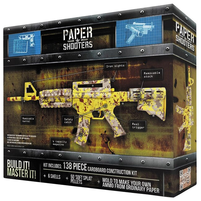PAPER SHOOTERS Zombie Slayer αναδιπλούμενο σύνολο όπλου