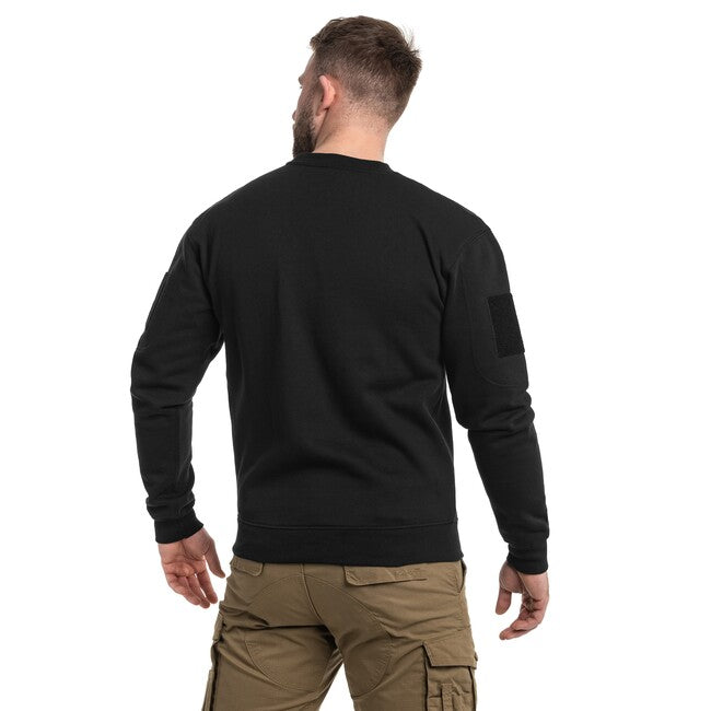 Mil-Tec Tactical round neck sweatshirt, black