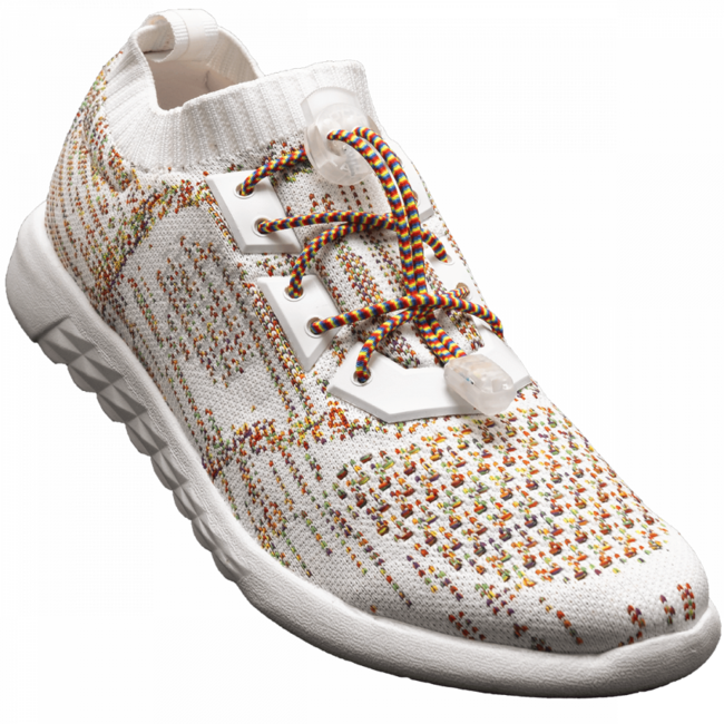 Lock Laces Κορδόνια Παπουτσιών, rainbow