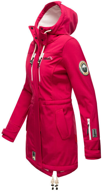 Marikoo ZIMTZICKE softshell jakna zimska ženski s kapuco