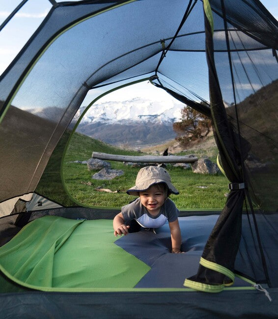 Klymit Double V Sheet θήκη προστασίας αλεξίπτωτου, πράσινο γκρι
