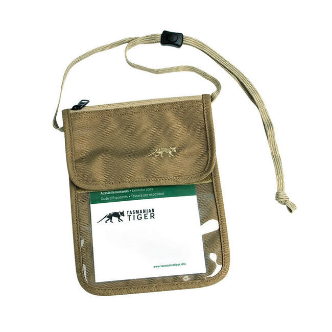Tasmanian Tiger Neck Pouch θήκη εγγράφων, λαδί