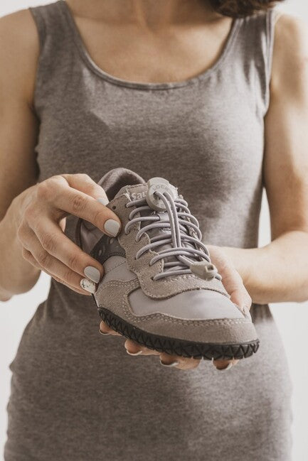 Lock Laces Κορδόνια Παπουτσιών, γκρι