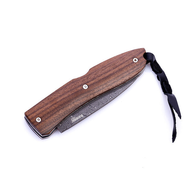 Lionsteel Opera Μαχαίρι Τσέπης με Λάμα Δαμασκηνού Χάλυβα 8800D-CB