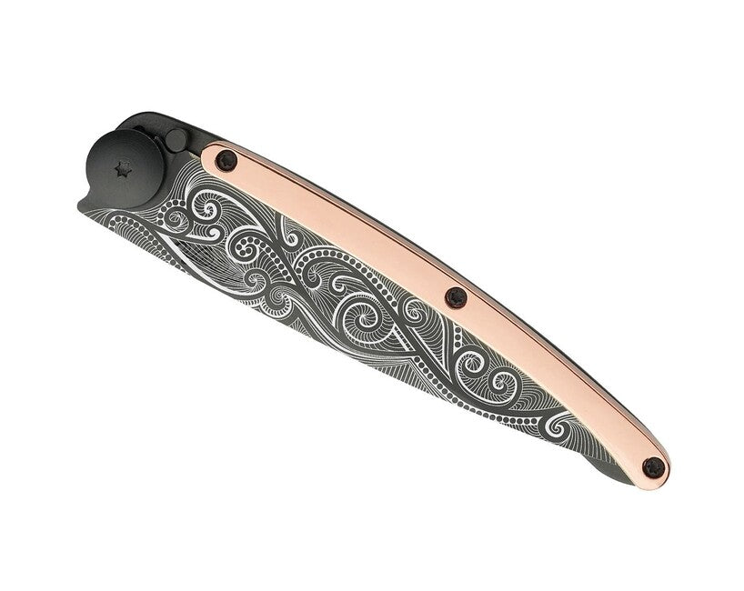 Deejo GOLD Tattoo Αναδιπλούμενο Μαχαίρι 18kt pink, Pacific