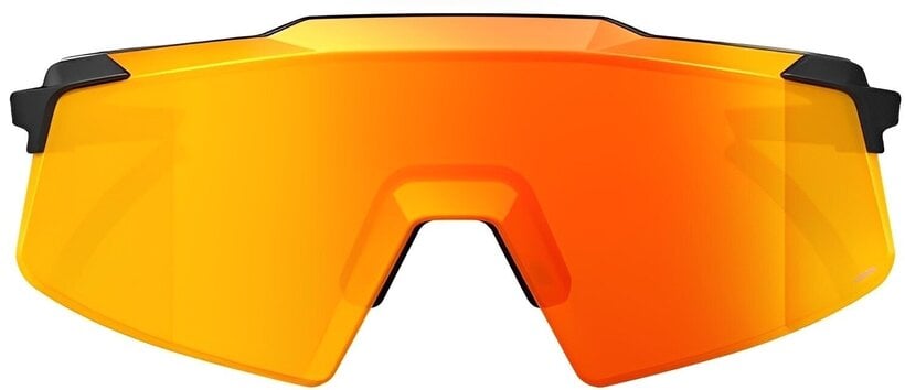 100% Aerocraft Γυαλιά Ηλίου Soft Tact Black, HiPER Red Multilayer Mirror