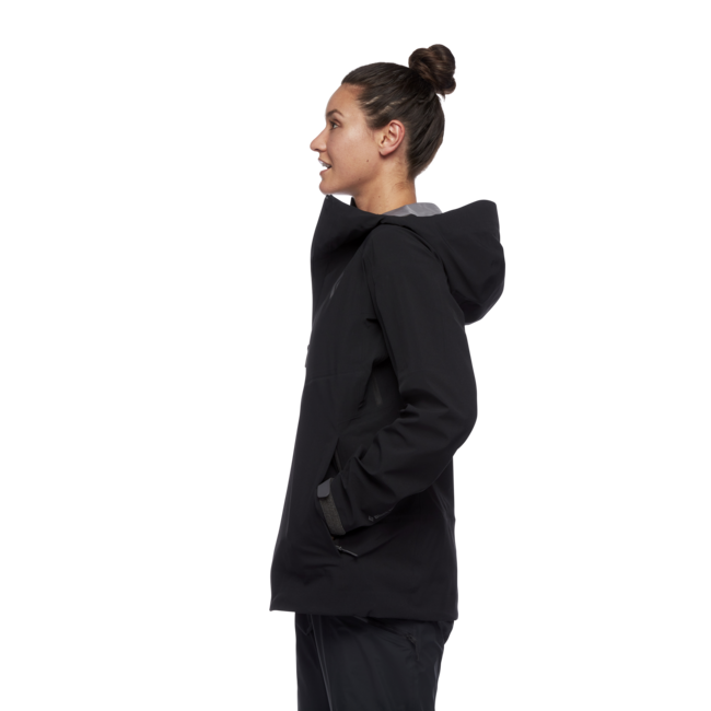 Black Diamond Recon Stretch Ski Shell μπουφάν σκι γυναικείο, μαύρο