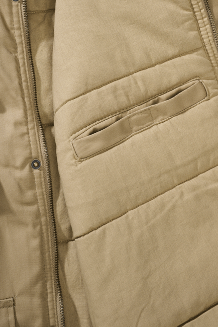Brandit Ranger Quilted Vest, Camel