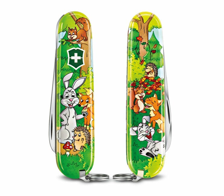 Victorinox My First Animal Edition Πολυλειτουργικό Μαχαίρι για παιδιά, σχέδιο λαγού, 9 λειτουργίες