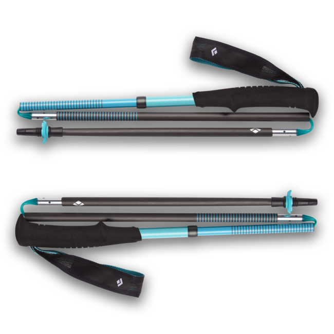 Black Diamond Distance Carbon Z γυναικείες ραβδοί trekking, dark patina