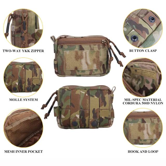 Emersongear MOLLE Πολυλειτουργική Θήκη, A-TACS foliage green