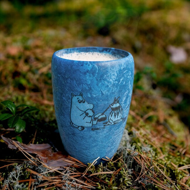 KUPILKA 30 Moomintroll Coffee παιδικό ψηλό ποτήρι, μπλε