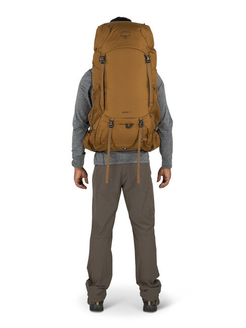 OSPREY ROOK 50 σακίδιο πλάτης τουρισμού, histosol brown/rhino grey
