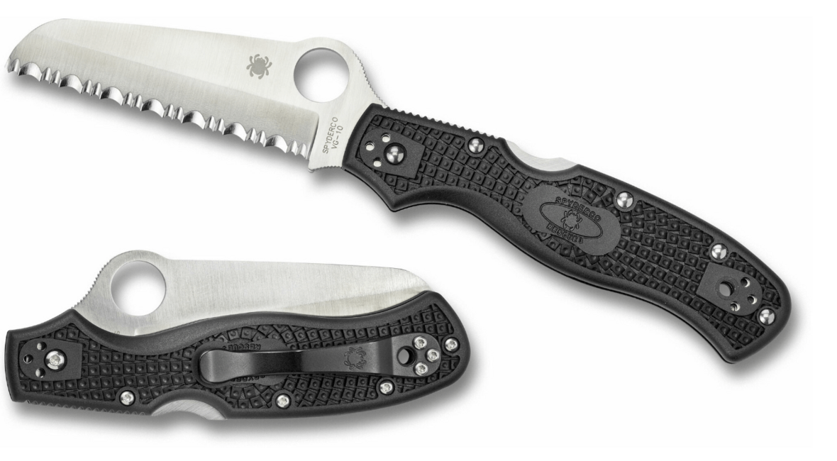 Spyderco Rescue 3 μαχαίρι τσέπης διάσωσης FRN, μαύρο, 9,3cm