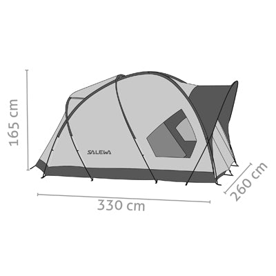 Salewa Alpine Hut Σκηνή για 4 Άτομα
