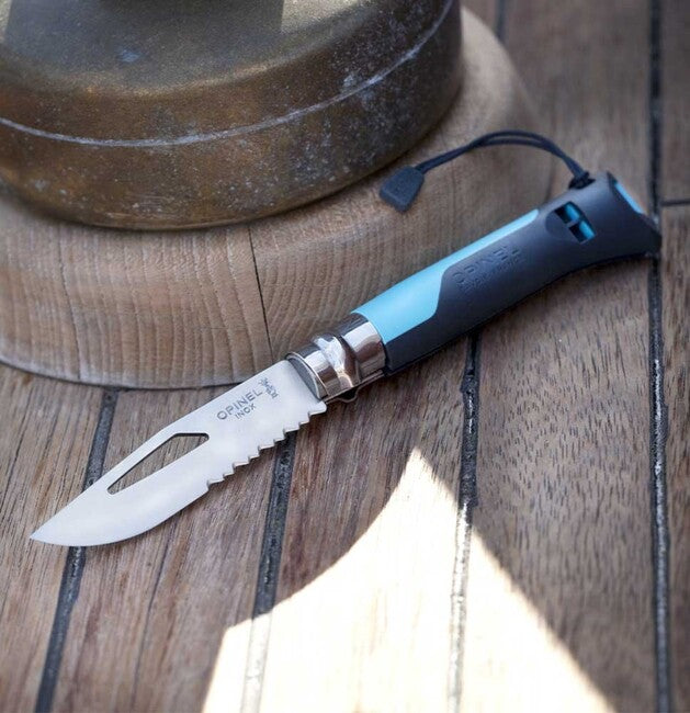 Opinel N°08 Μαχαίρι Outdoor με Κλείσιμο, Μπλε