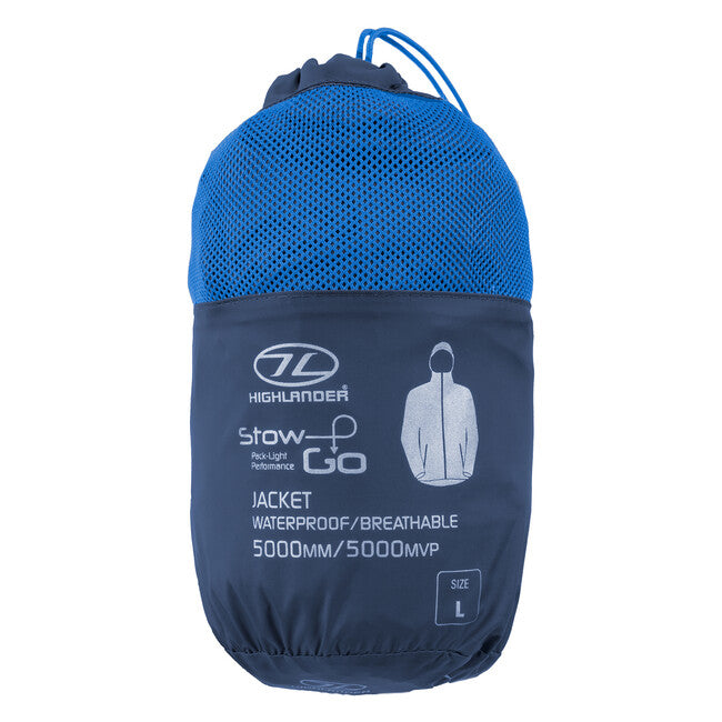 Highlander Stow and Go Αδιάβροχο, Ναυτικό Μπλε