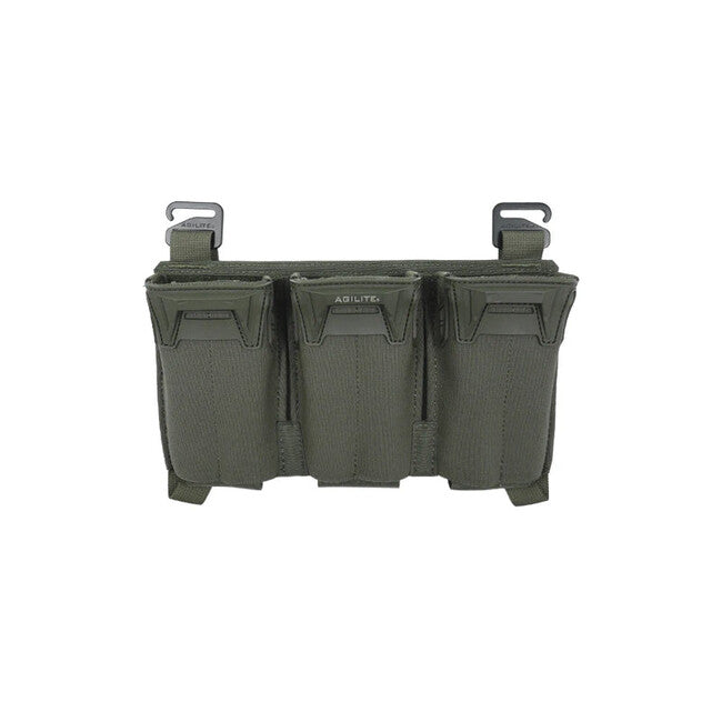 Agilite Pincer Triple θήκη τριπλού φορτωτή, ranger green