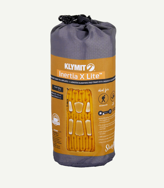 Klymit Inertia X Lite Στρώμα Ύπνου, Πορτοκαλί