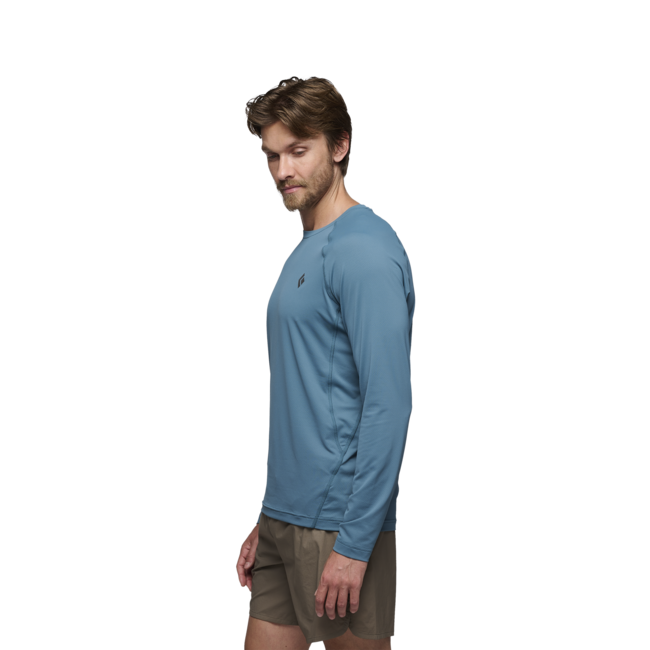 Black Diamond Alpenglow Crew μπλουζάκι ανδρικό με μακρύ μανίκι, creek blue