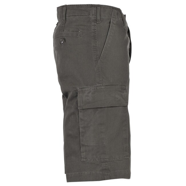 MFH BW Σορτς Μολεσκίνης, OD green-stonewashed