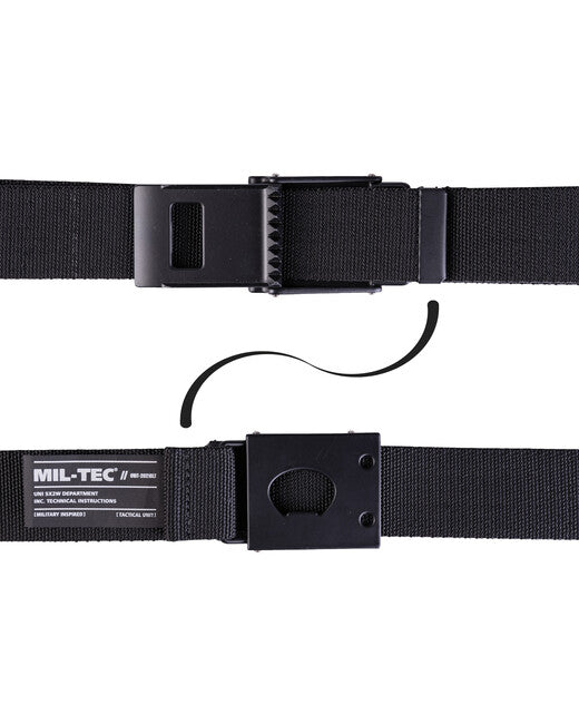 Mil-Tec Defense Flex Ζώνη 40mm, μαύρο