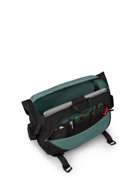 OSPREY METRON MESSENGER τσάντα ώμου, μαύρη