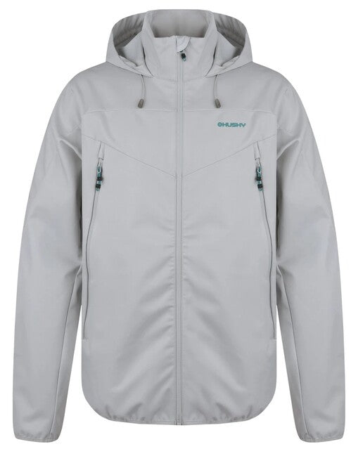 HUSKY Sonny μπουφάν softshell ανδρικό M, ανοιχτό γκρι