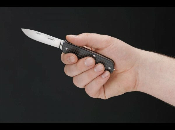 BÖKER® Tech Tool Carbon 1 Μαχαίρι Τσέπης 7,1 cm, Μαύρο, G10, Ανθρακονήματα