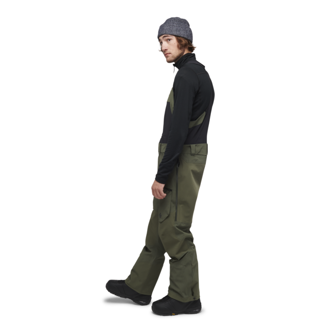 Black Diamond Recon Stretch Pro Bibs παντελόνι ανδρικό με τράκες, tundra