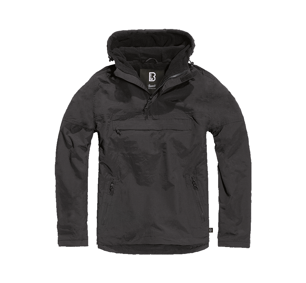 Brandit Windbreaker bunda, čierna