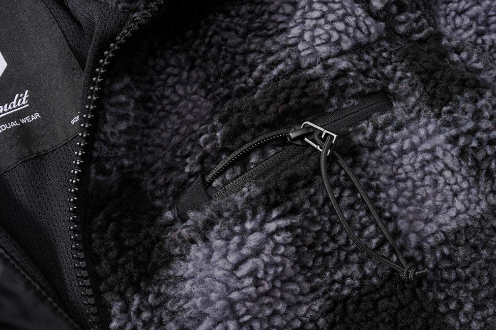 Brandit Teddyfleece Μπουφάν Fleece, Μαύρο/Γκρι